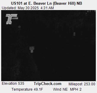US101 at E. Beaver Ln (Beaver Hill) NB